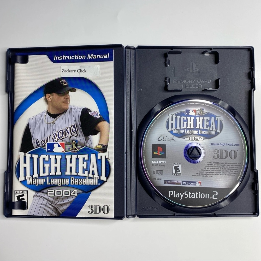 PlayStation 2 4 Game Lot All Star Baseball 02, 03, MLB The Show 06, High Heat 04